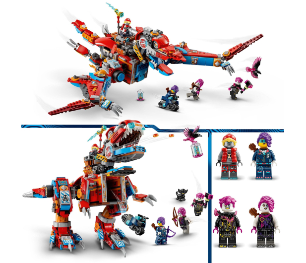 LEGO DREAMZzz 71484 Dinorobot Coopera C-Rex - 1266167 - zdjęcie 5